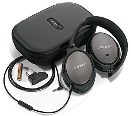 Top rated noise cancelling headphones - Bose QC25